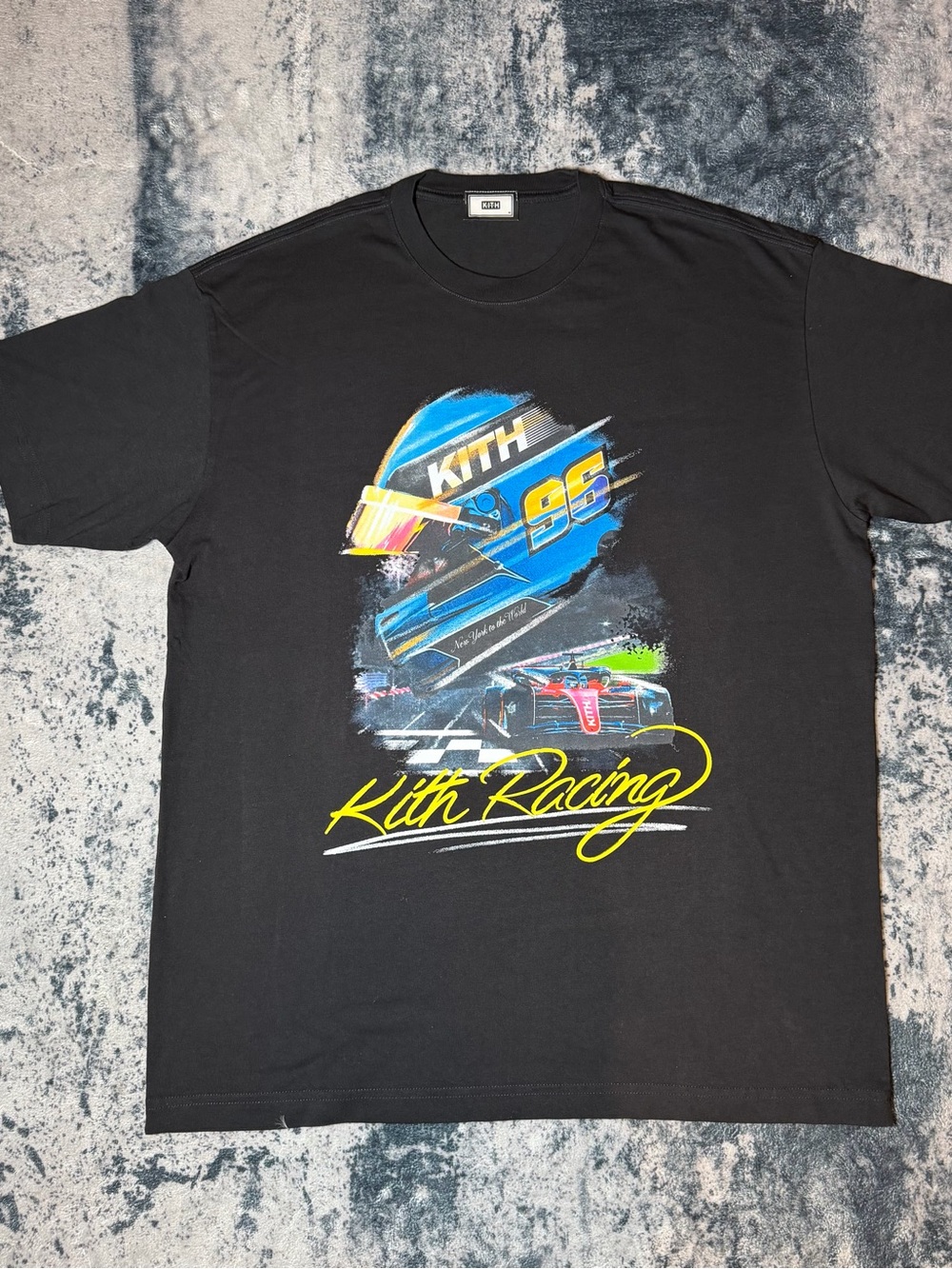 Kith F1 Vintage Black Tee - Size M